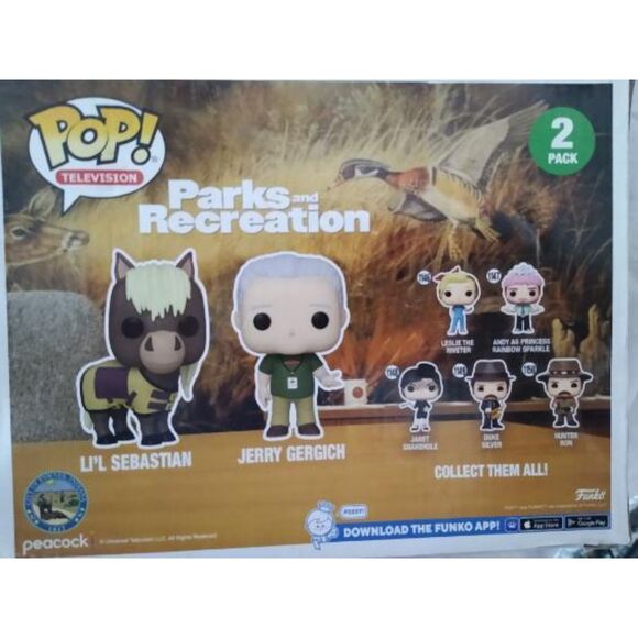Funko Pop! TV Lil Sebastian and Jerry Harvest Festival Parks and Recreation 2PK - Picture 2 of 2